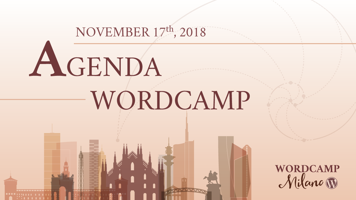 È online l’agenda! – The schedule is online! – WordCamp Milano 2018