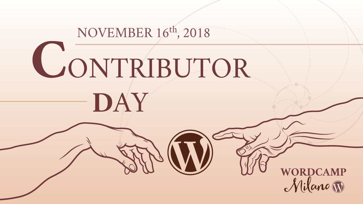 Informazioni importanti per il Contributor Day / Useful informations for Contributor Day